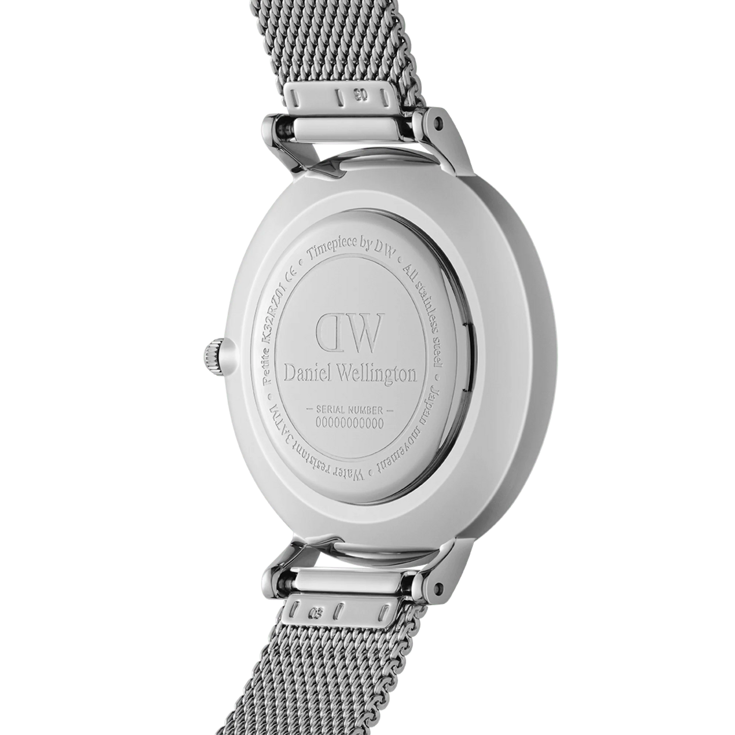 Daniel Wellington Iconic Silver Noir Set | Black Dial & Silver Mesh