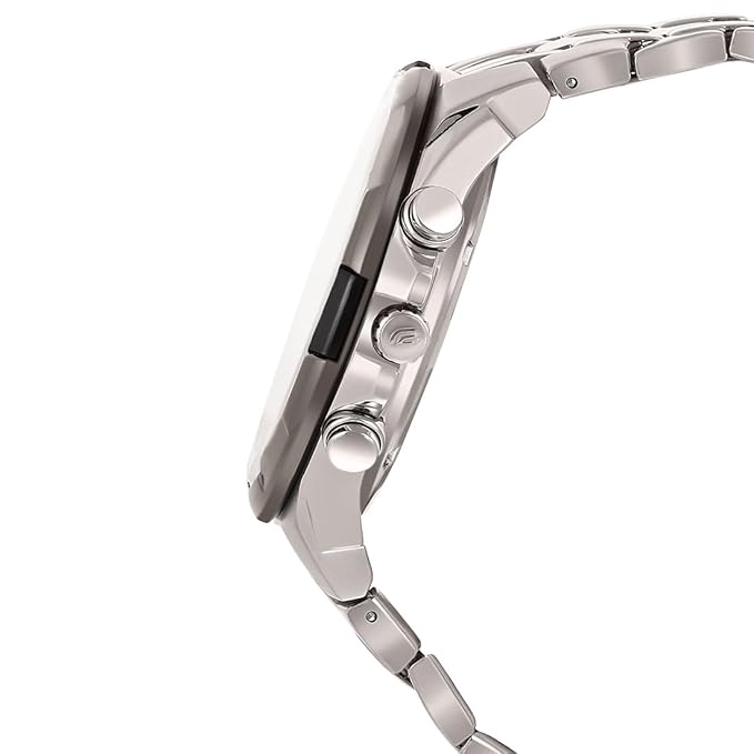 Casio Edifice EFR-539 | Silver Steel Black Dial Edition