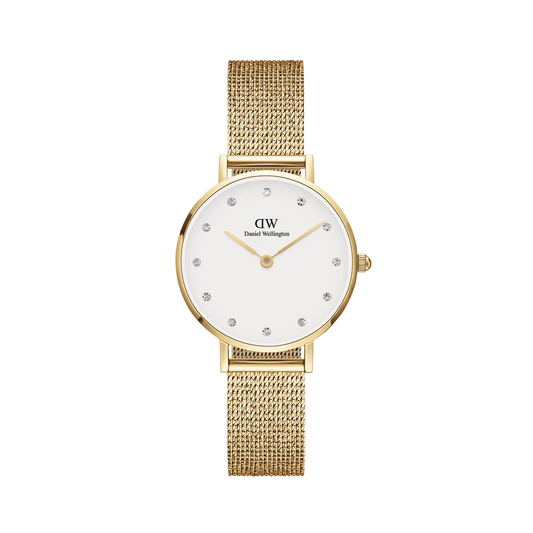 Daniel Wellington Petite Bondi Gold Set | White Dial & Gold Mesh