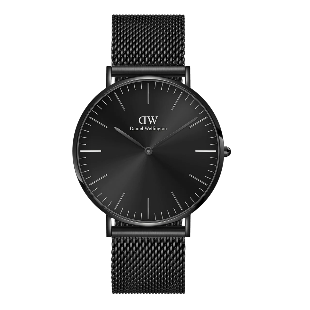 Daniel Wellington Classic Petite Couple Set | Black Mesh Edition
