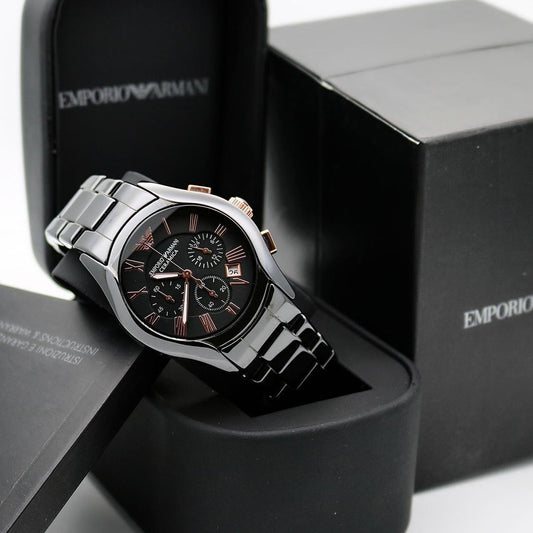 Emporio Armani Chronograph Black Dial