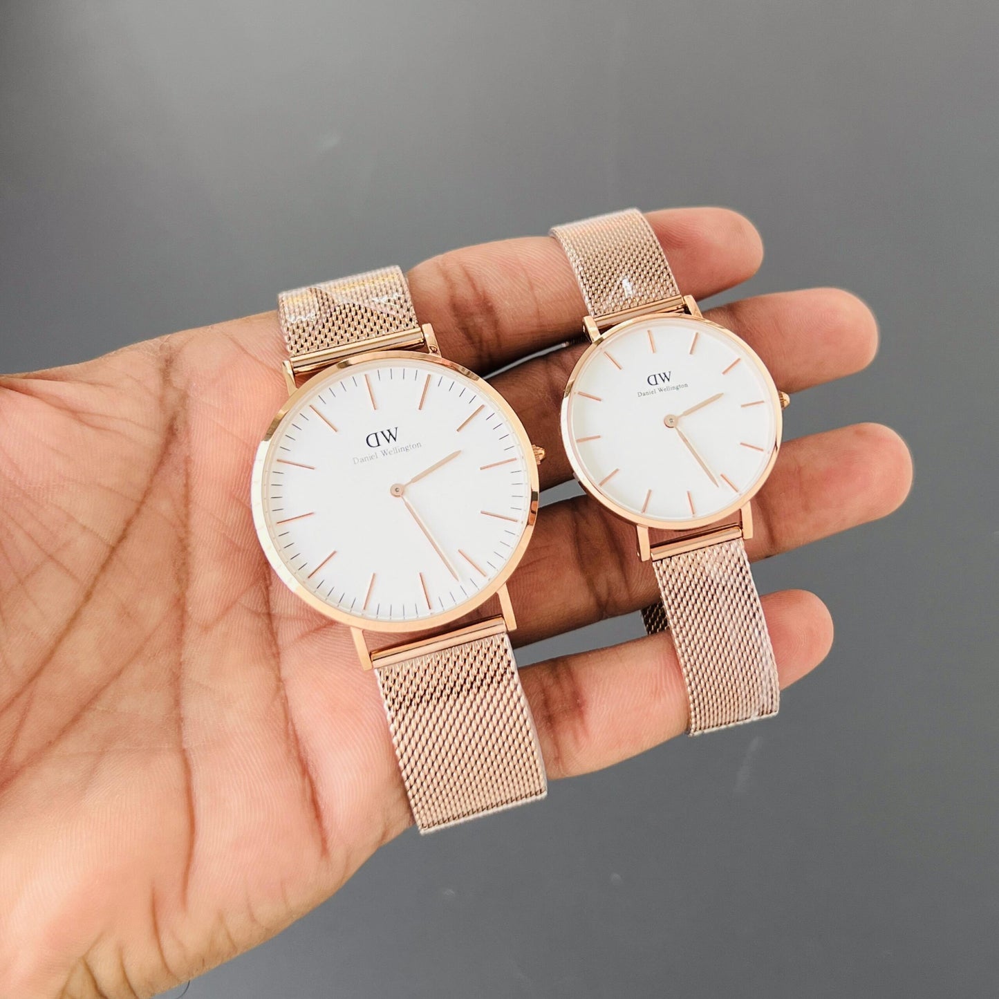 Daniel Wellington Petite Melrose White Set | Rose Gold Edition