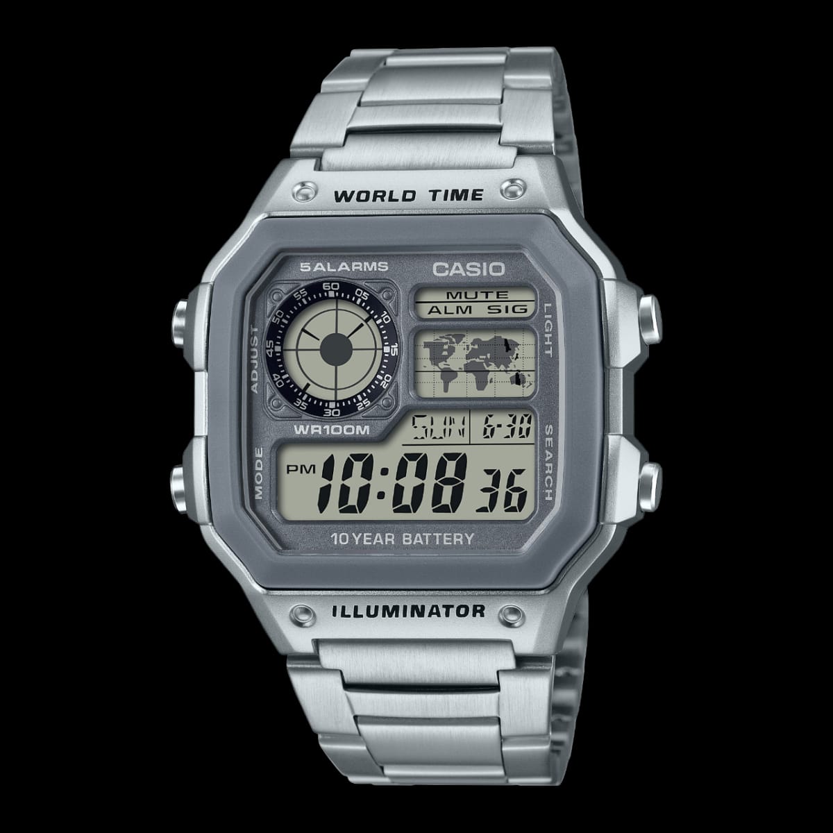 CASIO AE 1200 - Silver Grey