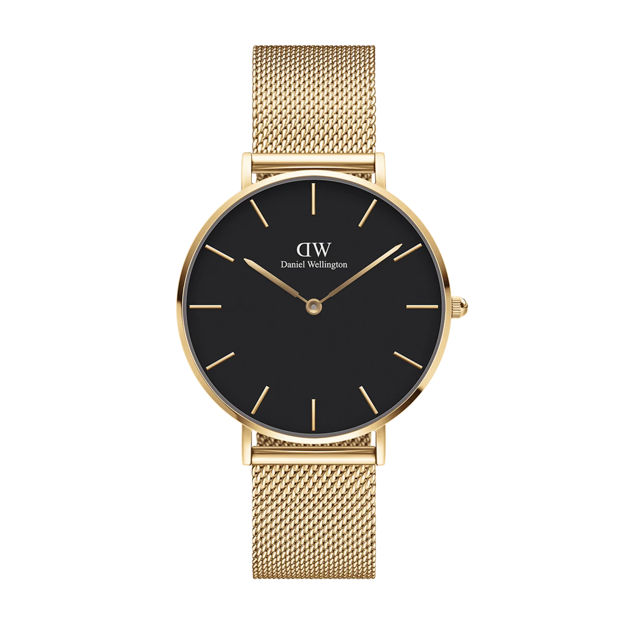 Daniel Wellington Classic Petite Gold Set | Black Dial Edition