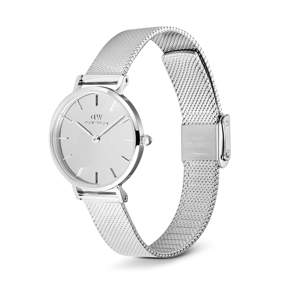 Daniel Wellington Classic Petite Couple Set | Silver Mesh Edition