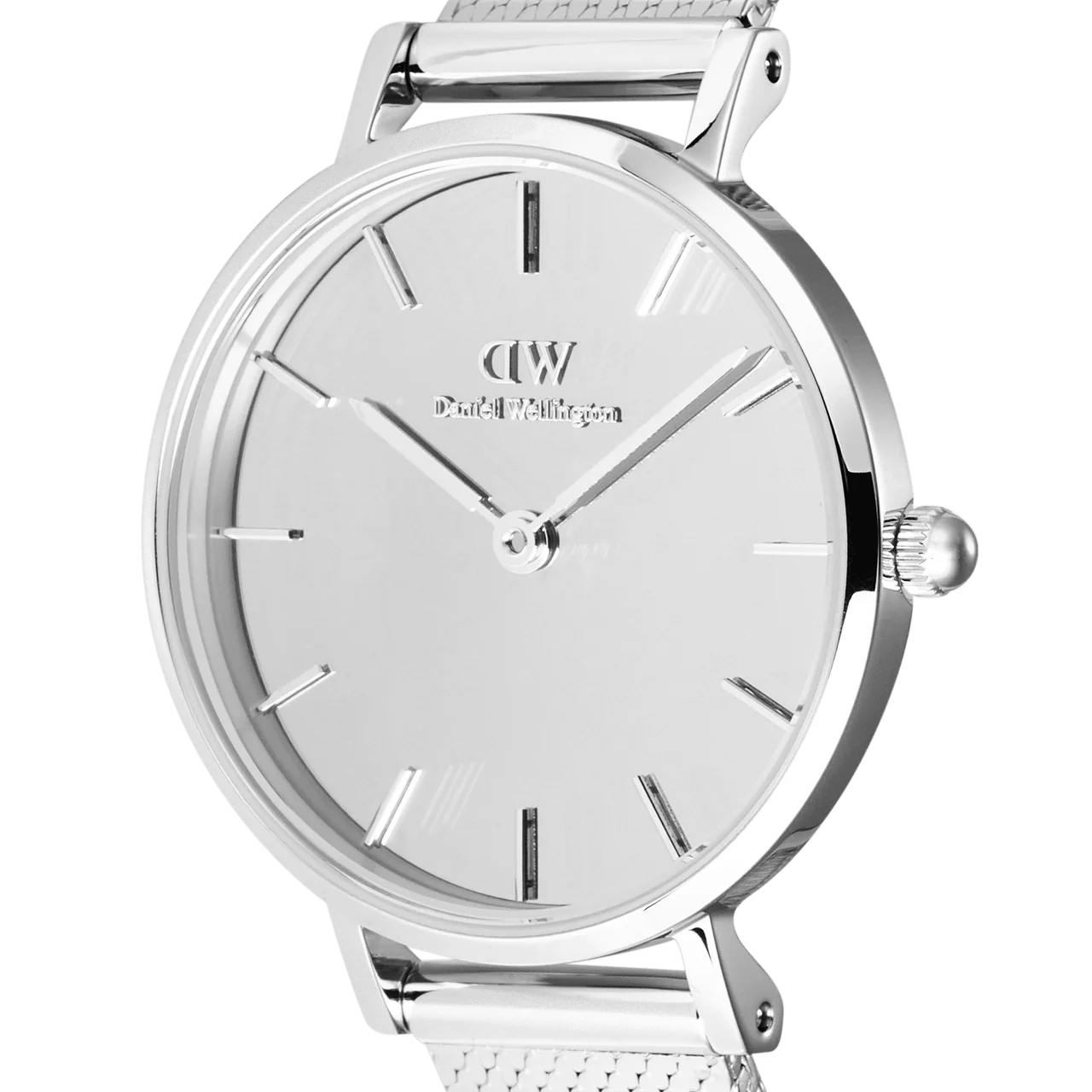 Daniel Wellington Classic Petite Couple Set | Silver Mesh Edition