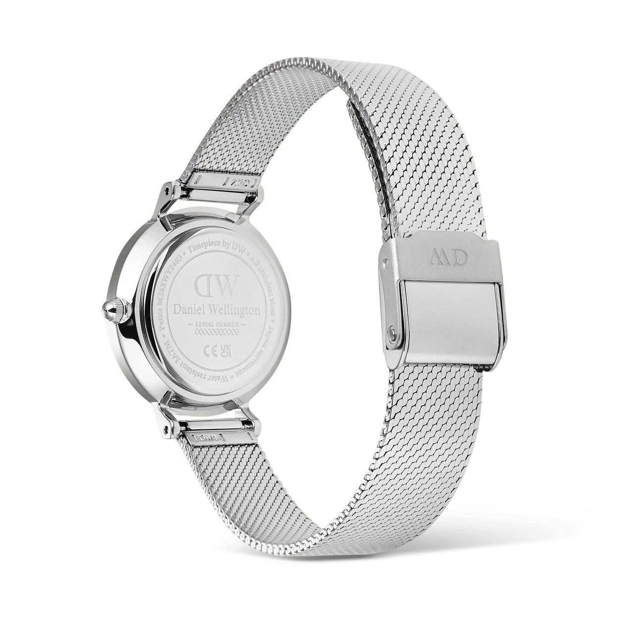 Daniel Wellington Classic Petite Couple Set | Silver Mesh Edition
