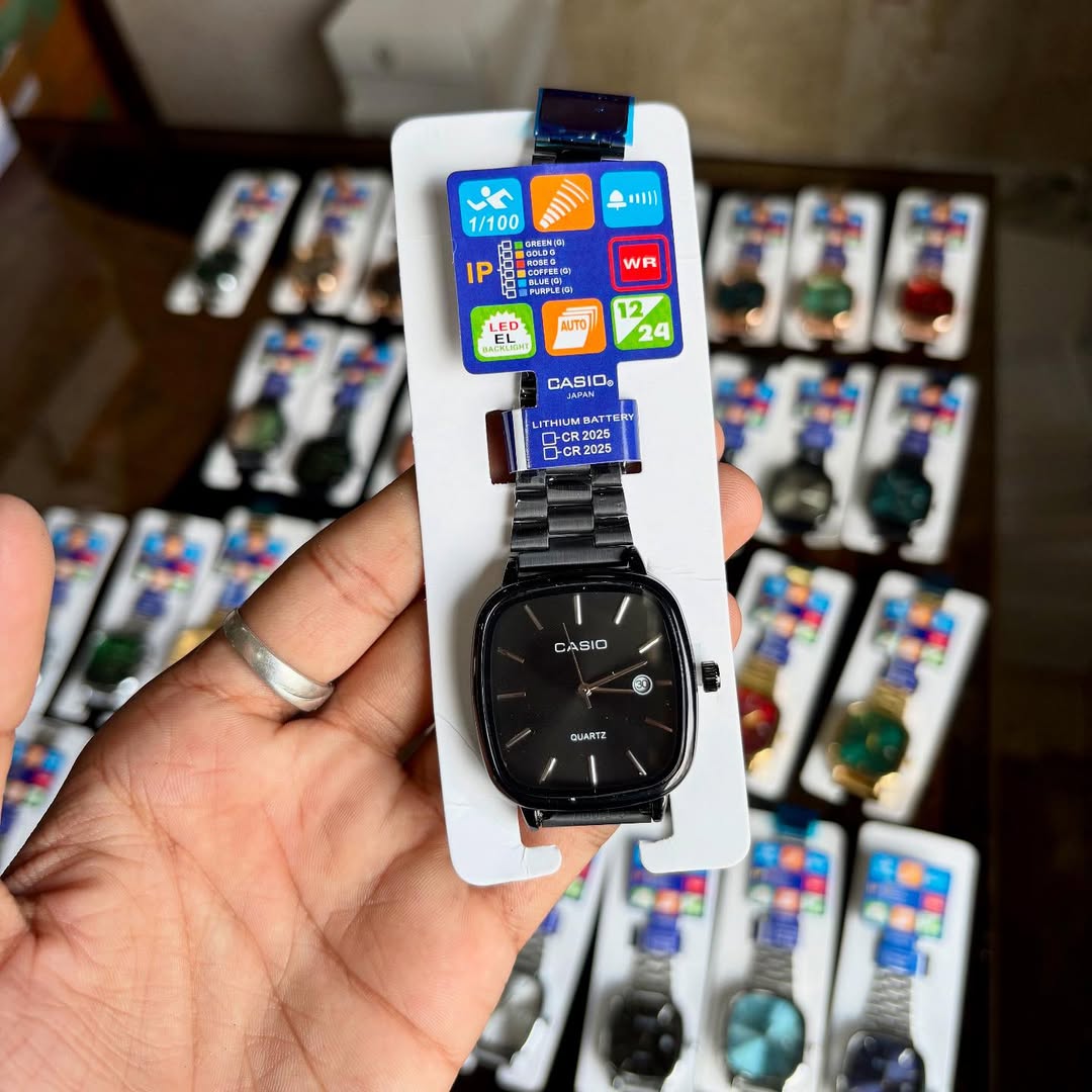 CASIO ANALOG FULL BLACK