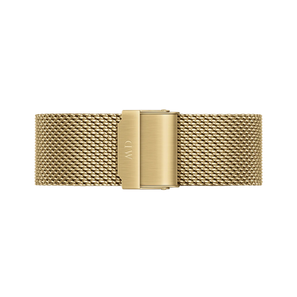 Daniel Wellington Petite Sheffield Rose Set | Black Dial & Gold Mesh