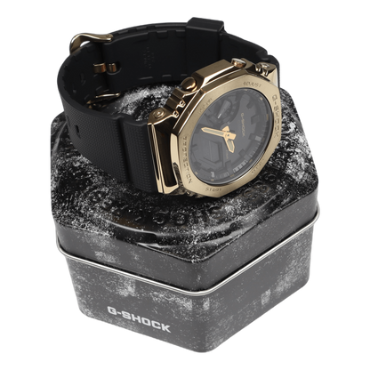 G-SHOCK GM-2100 – Full Metal Gold Bezel | Black Dial Octagon Beast