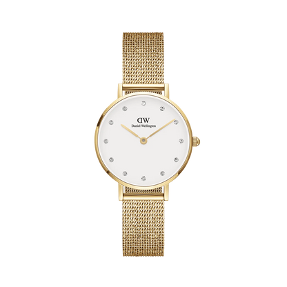 Daniel Wellington Petite Bondi Gold Set | White Dial & Gold Mesh