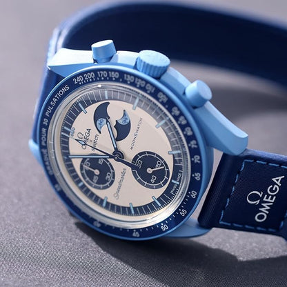 Omega Swatch MoonsWatch - Blue