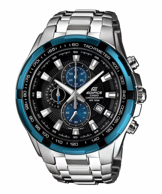 Casio Edifice EFR-539 | Silver Blue Sport Edition