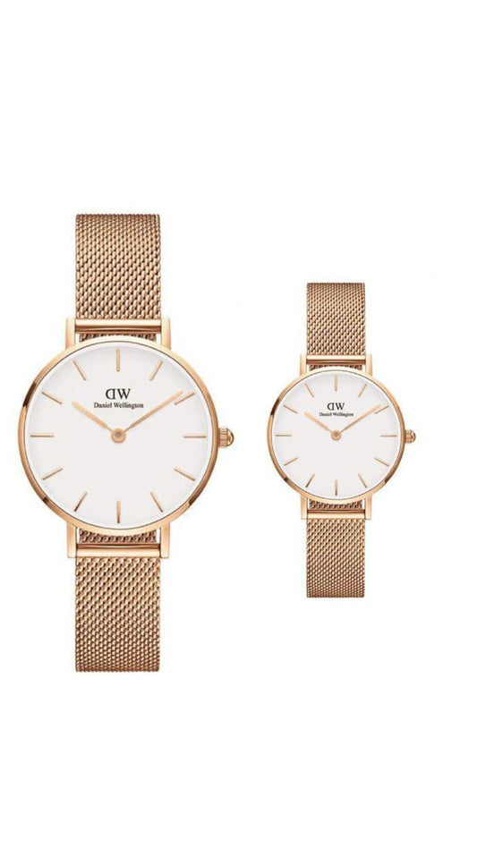 Daniel Wellington Petite Melrose White Set | Rose Gold Edition