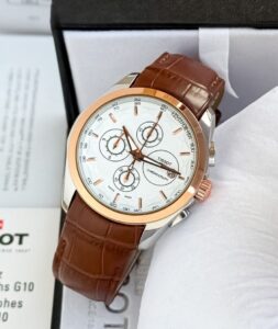 Tissot-Couturier Leather 1853 - Chronograph Watch