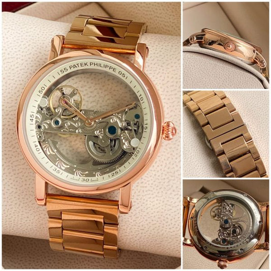 Patek Philippe Automatic Metal belt (Rose gold)