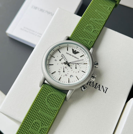 Armani-AR1807 Luigi Green Strap (Chronograph Watch)
