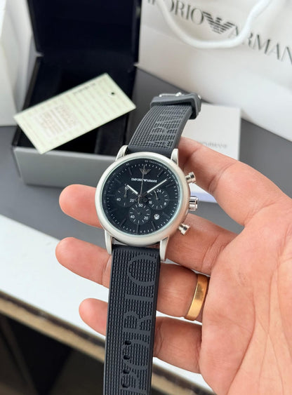 Emporio Armani AR 11021 Sport Chronograph Matte Black