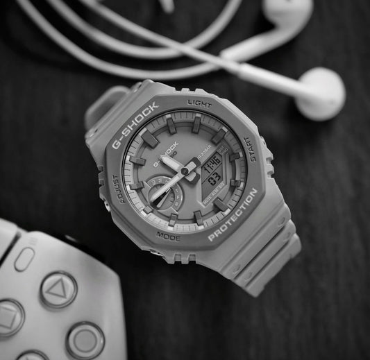 G-Shock GA-2100-5A “Grey Carbon Core” Edition | All-Grey Stealth Mode