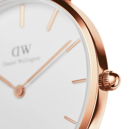 Daniel Wellington Petite Melrose White Set | Rose Gold Edition