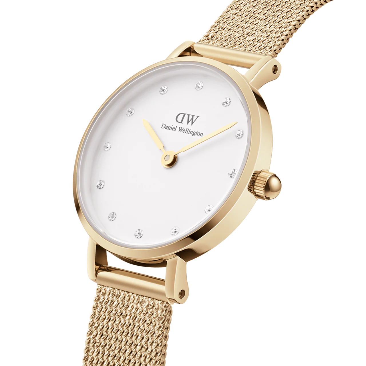 Daniel Wellington Petite Bondi Gold Set | White Dial & Gold Mesh