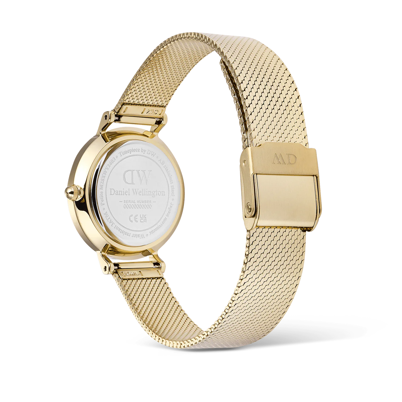 Daniel Wellington Petite Bondi Gold Set | White Dial & Gold Mesh