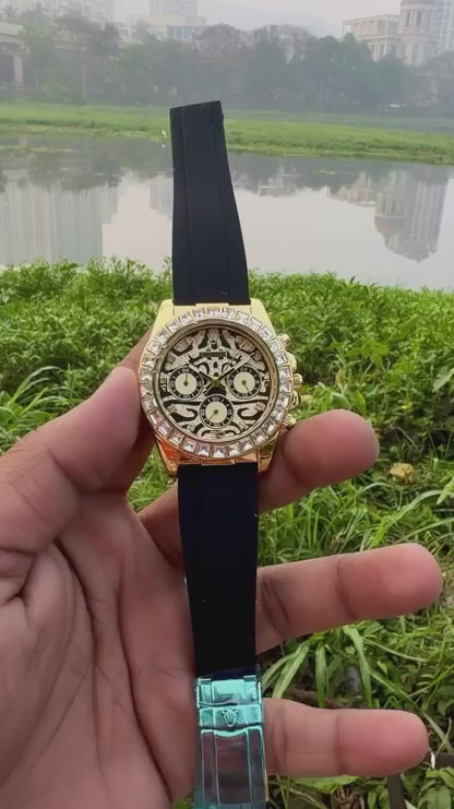 Rolex Tiger edition silicon (Golden)