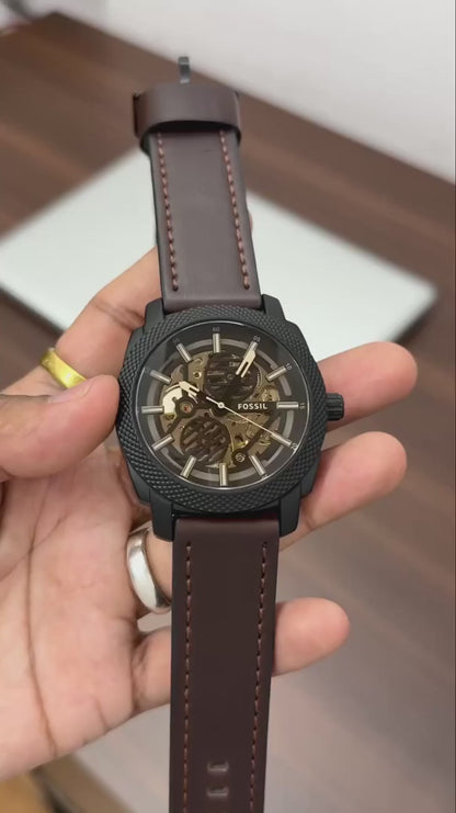 Fossil Bronson Me3219 Automatic leather