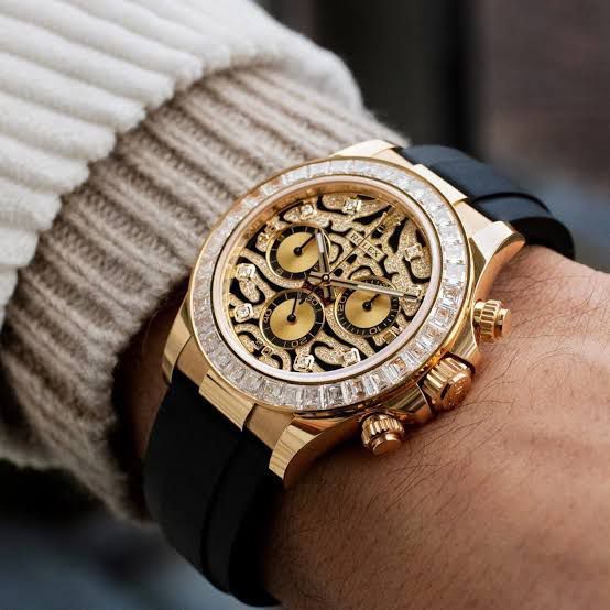 Rolex Tiger edition silicon (Golden)
