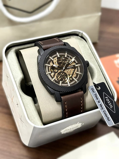 Fossil Bronson Me3219 Automatic leather