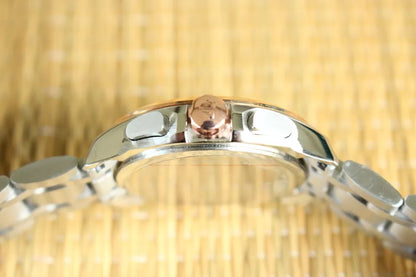 Tissot 1853 Silver Dial with Rosegold Bezel (Two-Tone Strap)