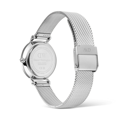 Daniel Wellington Classic Petite Couple Set | Silver Mesh Edition